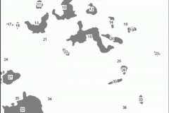 Labeled copper particles after automatic counting by the image analysis software.