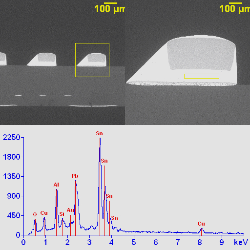 Composition of Solder SEM Lab Inc.