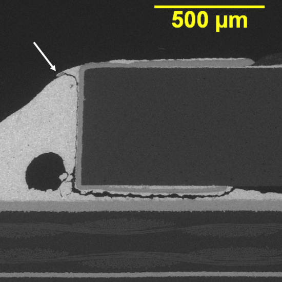 Chip Resistor Solder Joint Failure SEM Lab Inc.